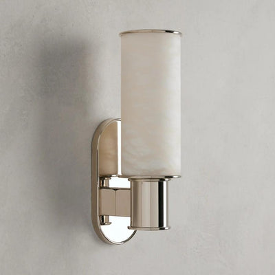 Harlin Wall Sconce in Alabaster - Cyran Lamps