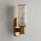 Harlin Wall Sconce in Alabaster - Cyran Lamps