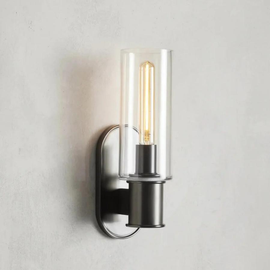 Harlin Wall Sconce in Clear - Cyran Lamps