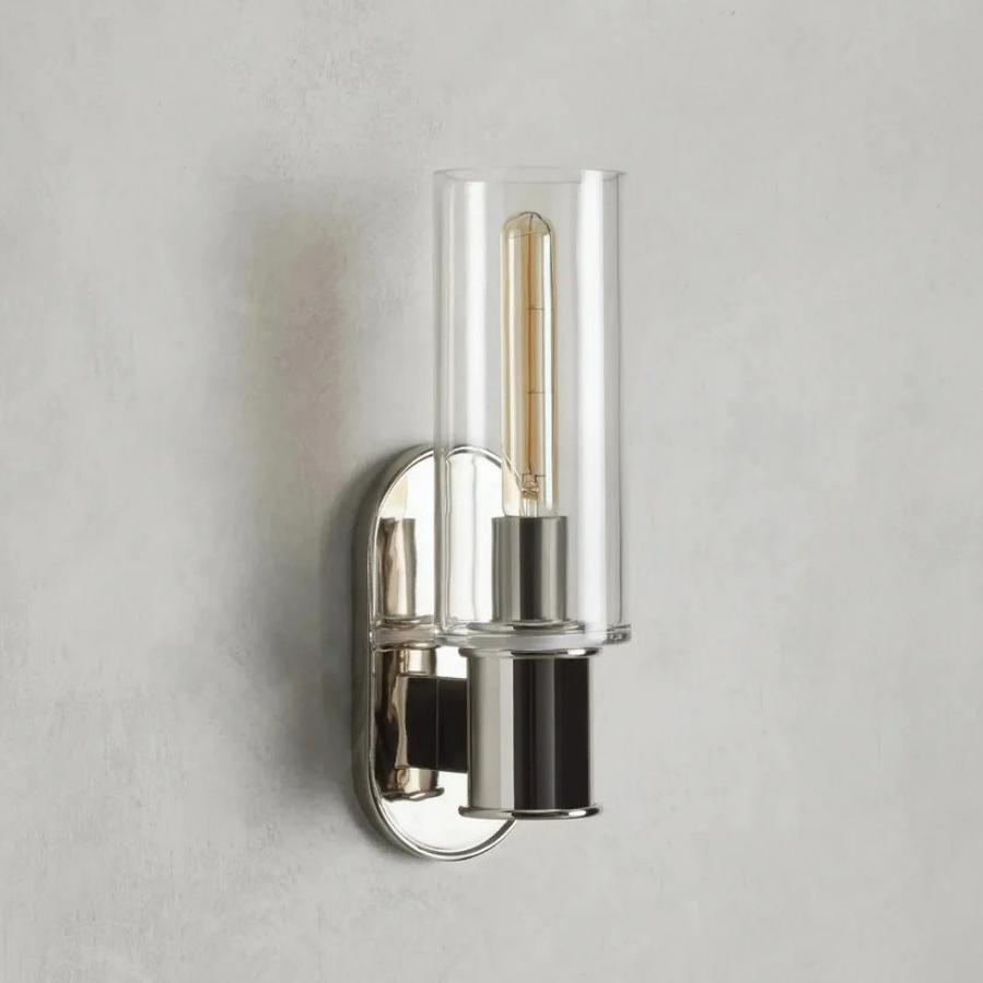 Harlin Wall Sconce in Clear - Cyran Lamps