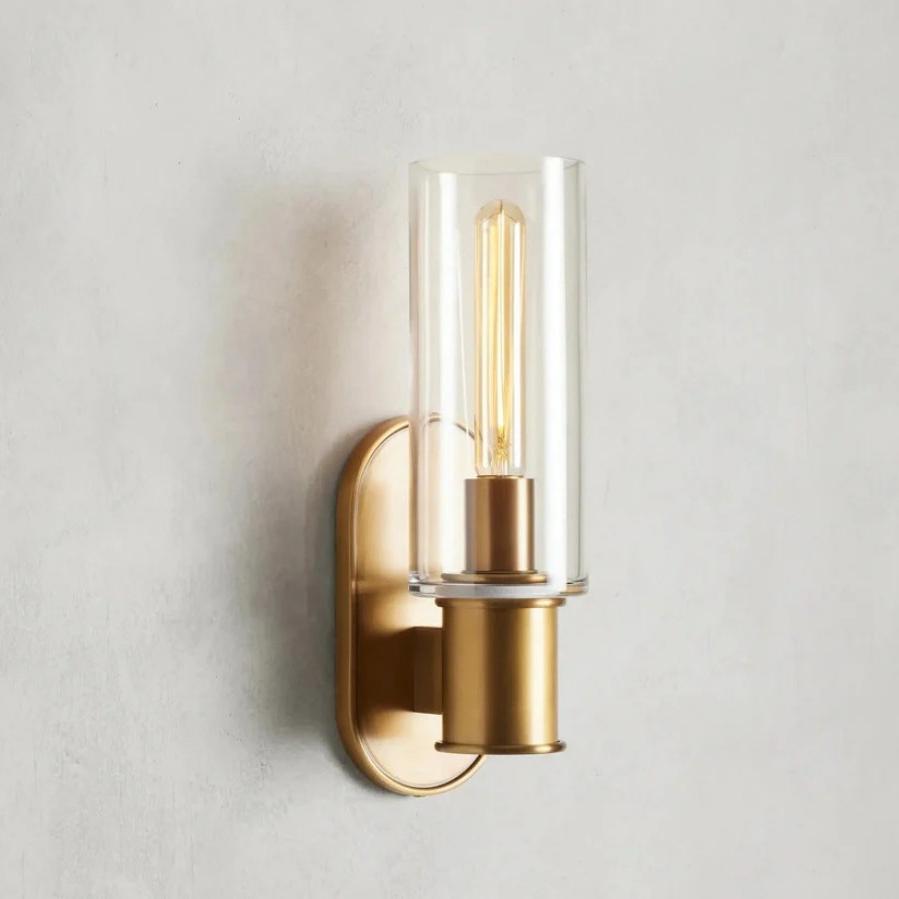 Harlin Wall Sconce in Clear - Cyran Lamps