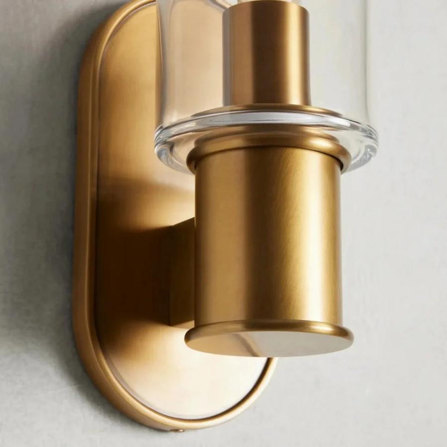Harlin Wall Sconce in Clear - Cyran Lamps