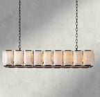 Hartley Calcite Rectangular Chandelier 42", 54", 62", 74" - Cyran Lamps
