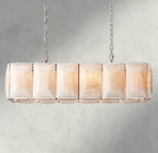 Hartley Calcite Rectangular Chandelier 42", 54", 62", 74" - Cyran Lamps