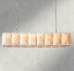 Hartley Calcite Rectangular Chandelier 42", 54", 62", 74" - Cyran Lamps