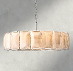 Hartley Calcite Round Chandelier 19", 31", 43", 60" - Cyran Lamps