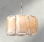 Hartley Calcite Round Chandelier 19", 31", 43", 60" - Cyran Lamps