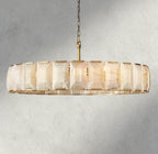 Hartley Calcite Round Chandelier 19", 31", 43", 60" - Cyran Lamps