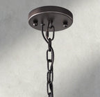 Hartley Calcite Round Chandelier 19", 31", 43", 60" - Cyran Lamps