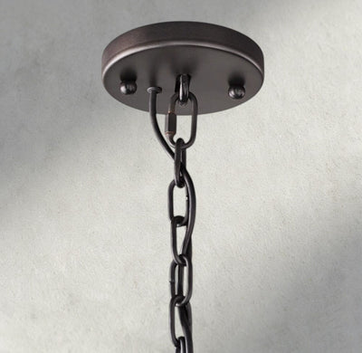 Hartley Calcite Round Chandelier 19", 31", 43", 60" - Cyran Lamps