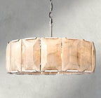 Hartley Calcite Round Chandelier 19", 31", 43", 60" - Cyran Lamps