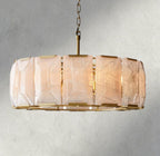 Hartley Calcite Round Chandelier 19", 31", 43", 60" - Cyran Lamps
