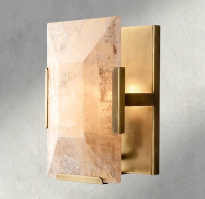 Hartley Calcite Sconce - Cyran Lamps