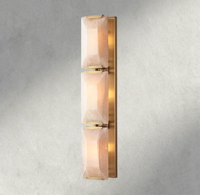 Hartley Calcite Triple Sconce - Cyran Lamps