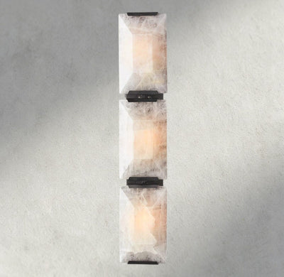 Hartley Calcite Triple Sconce - Cyran Lamps
