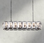 Hartley Crystal Rectangular Chandelier 42", 54", 62", 74" - Cyran Lamps