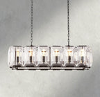 Hartley Crystal Rectangular Chandelier 42", 54", 62", 74" - Cyran Lamps