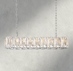 Hartley Crystal Rectangular Chandelier 42", 54", 62", 74" - Cyran Lamps