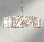 Hartley Crystal Round Chandelier 19", 31", 43", 60" - Cyran Lamps
