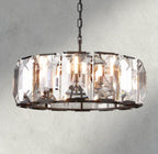 Hartley Crystal Round Chandelier 19", 31", 43", 60" - Cyran Lamps