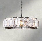 Hartley Crystal Round Chandelier 19", 31", 43", 60" - Cyran Lamps