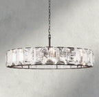 Hartley Crystal Round Chandelier 19", 31", 43", 60" - Cyran Lamps