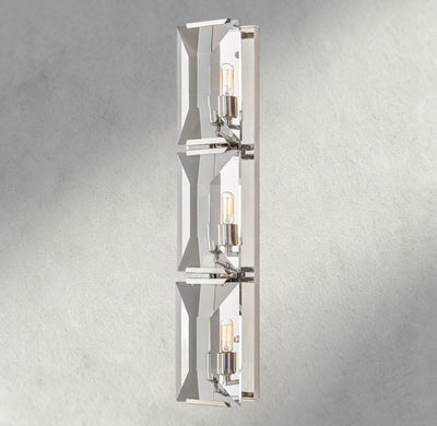Hartley Crystal Triple Sconce - Cyran Lamps