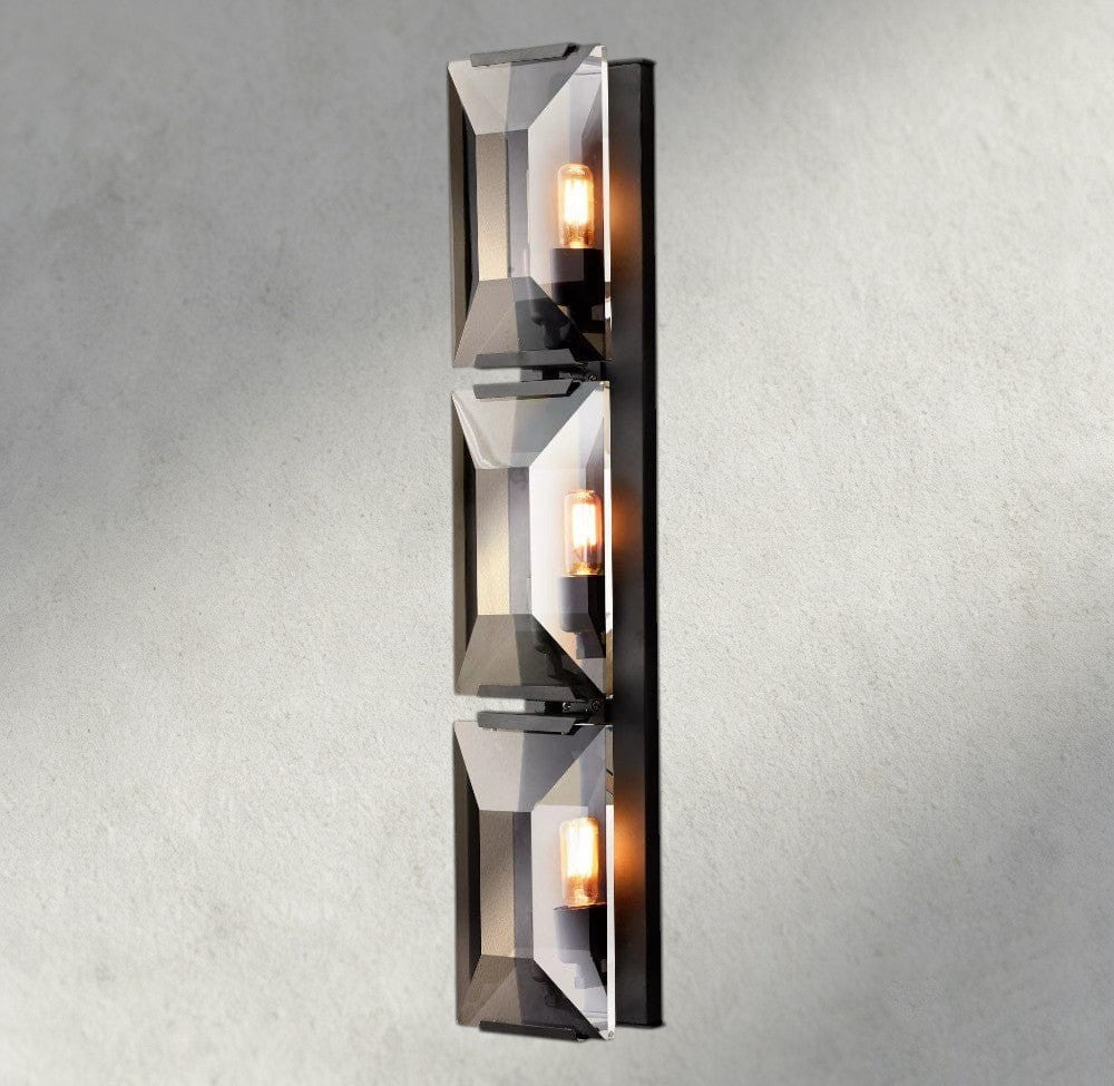 Hartley Crystal Triple Sconce - Cyran Lamps