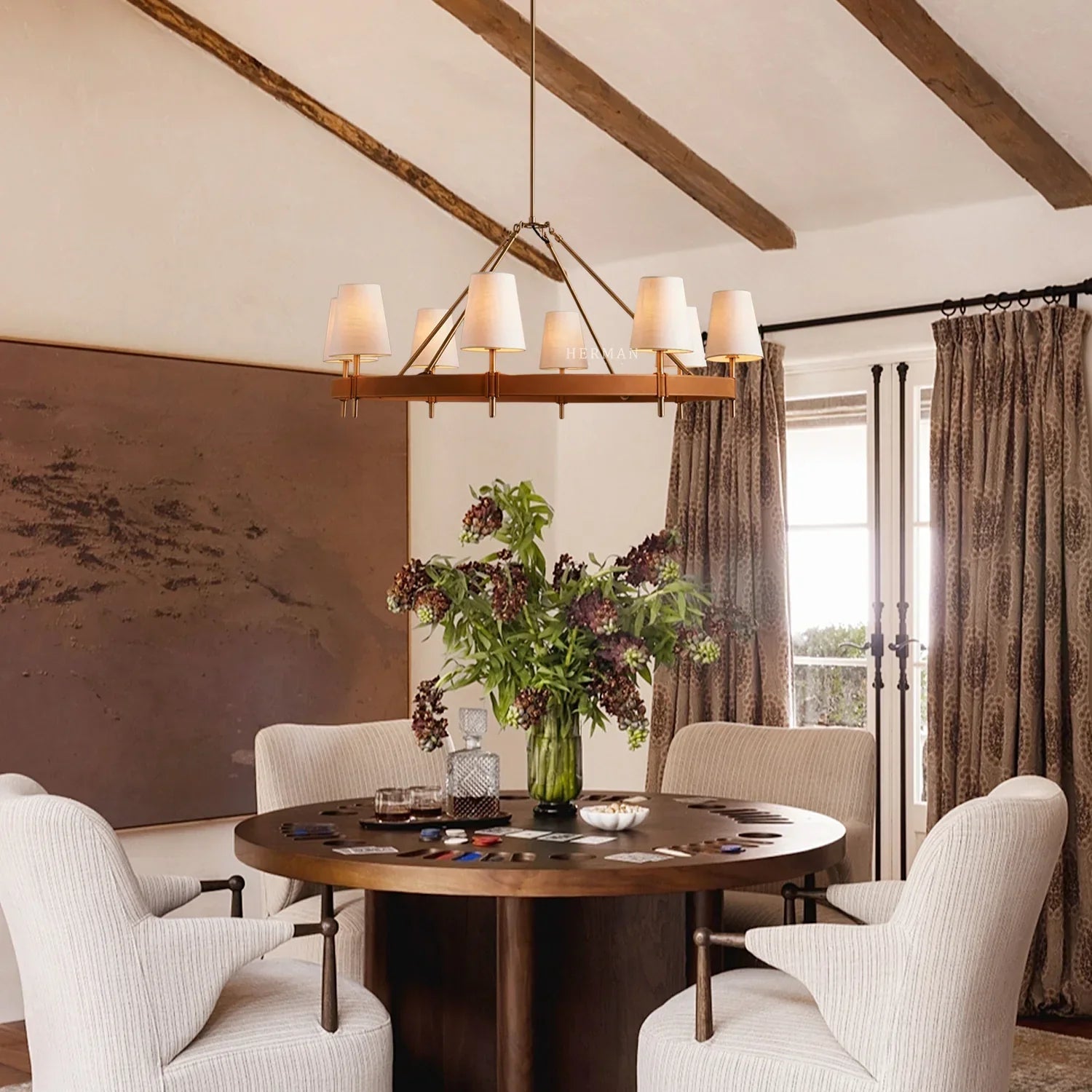 Hastings Round Chandelier - Cyran Lamps
