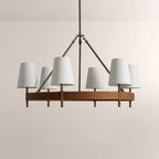 Haven Round Brass Chandelier - Cyran Lamps