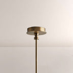 Haven Round Brass Chandelier - Cyran Lamps