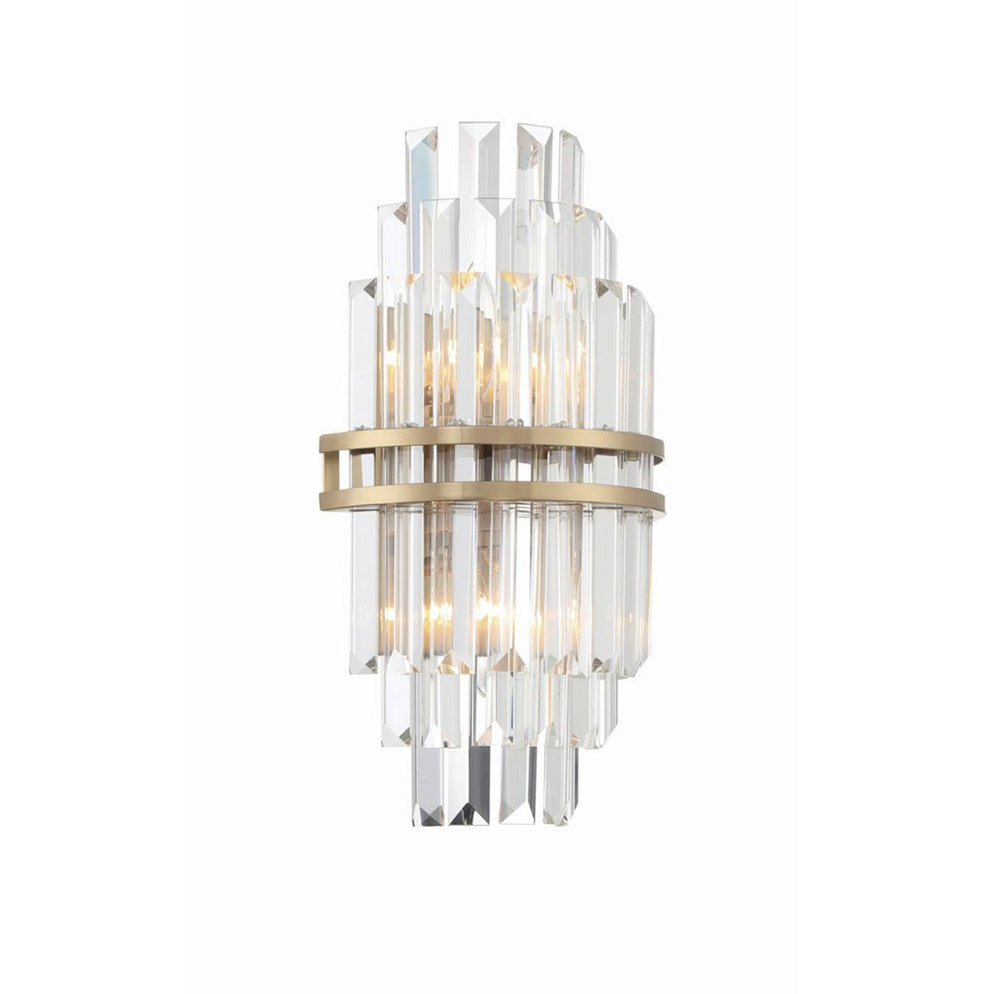 Hayes Crystal 2 Light Wall Sconce