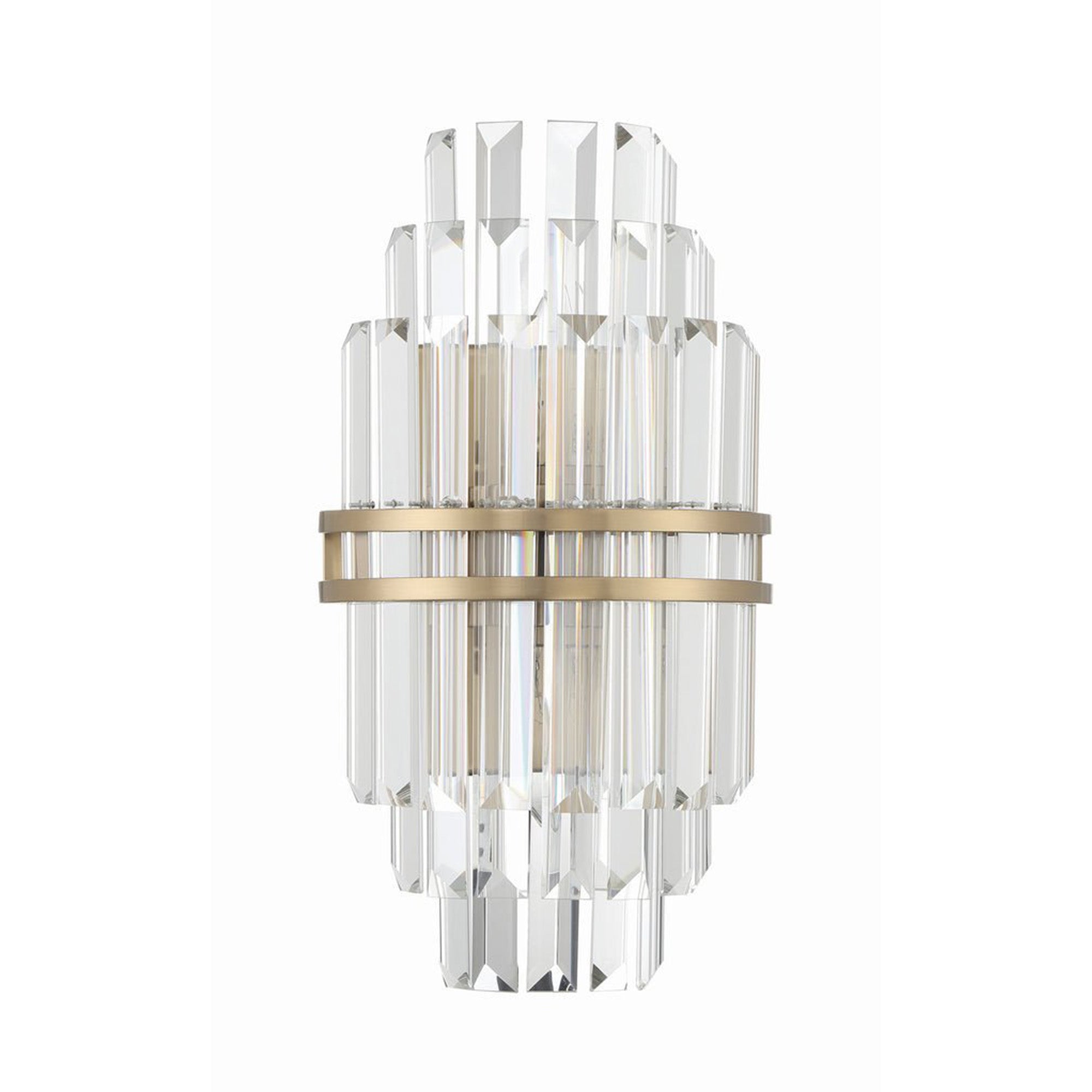 Hayes Crystal 2 Light Wall Sconce