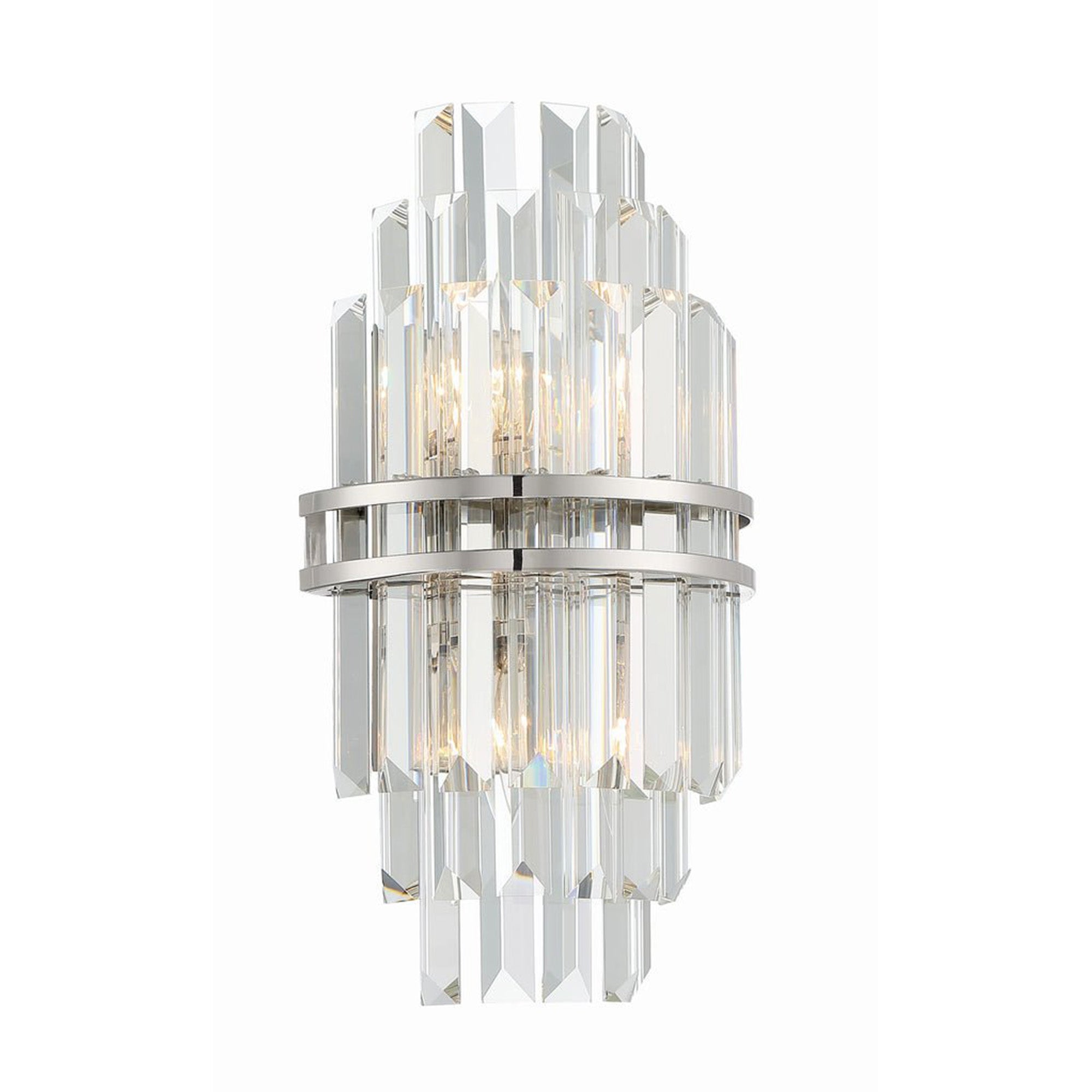 Hayes Crystal 2 Light Wall Sconce