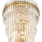 Hayes Multi - Layer Crystal 31 Light Chandelier - Cyran Lamps
