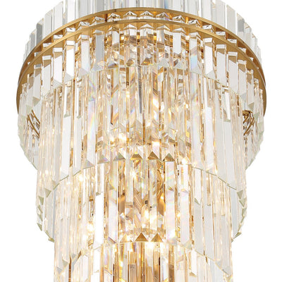 Hayes Multi - Layer Crystal 31 Light Chandelier - Cyran Lamps