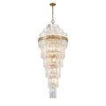 Hayes Multi - Layer Crystal 31 Light Chandelier - Cyran Lamps