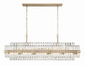 Hayes Rectangular Crystal 16 Light Chandelier - Cyran Lamps