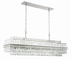Hayes Rectangular Crystal 16 Light Chandelier - Cyran Lamps