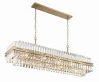 Hayes Rectangular Crystal 16 Light Chandelier - Cyran Lamps