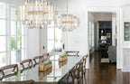 Hayes Round Crystal 12 Light Chandelier - Cyran Lamps