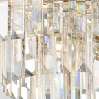 Hayes Round Crystal 16 Light Chandelier - Cyran Lamps