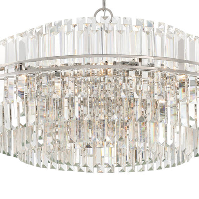 Hayes Round Crystal 32 Light Chandelier - Cyran Lamps