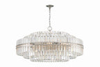 Hayes Round Crystal 32 Light Chandelier - Cyran Lamps