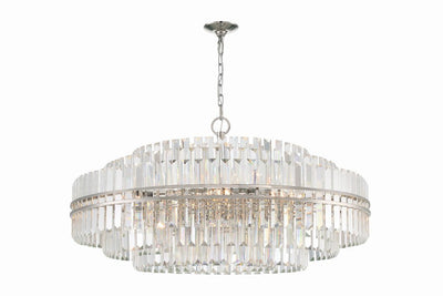 Hayes Round Crystal 32 Light Chandelier - Cyran Lamps