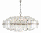 Hayes Round Crystal 32 Light Chandelier - Cyran Lamps