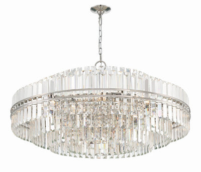 Hayes Round Crystal 32 Light Chandelier - Cyran Lamps