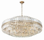 Hayes Round Crystal 32 Light Chandelier - Cyran Lamps