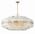Hayes Round Crystal 32 Light Chandelier - Cyran Lamps