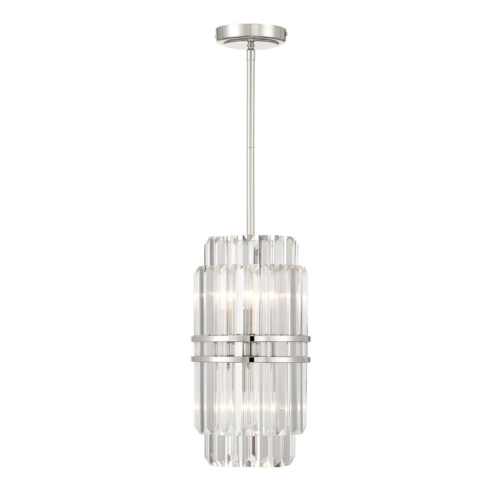 Hayes Round Crystal 4 Light Chandelier - Cyran Lamps